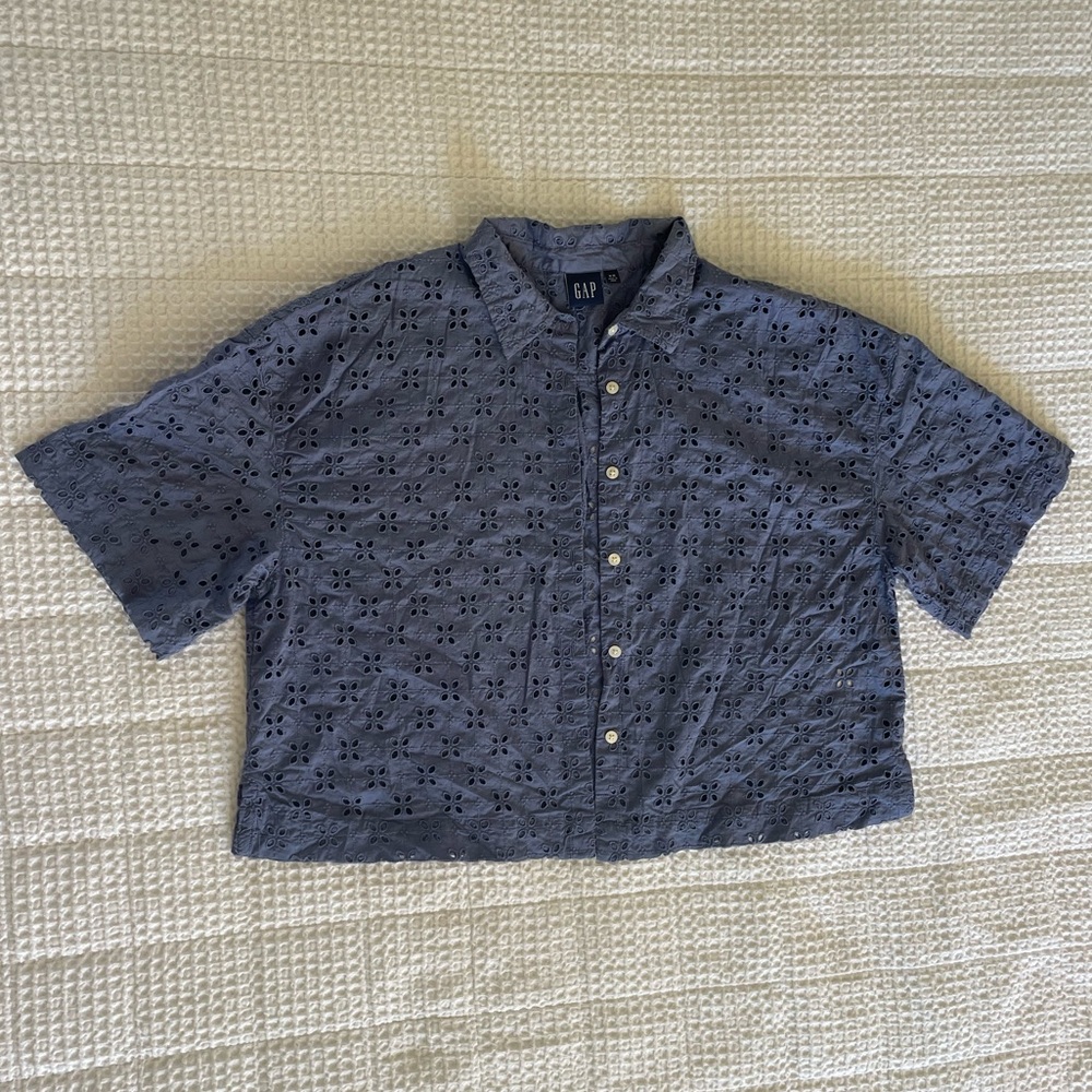 Gap Blue Button Down Shirt